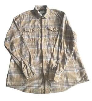 American Eagle Super Soft Plaid Flannel Button Up Shirt